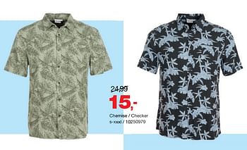 Promotions Chemise - checker - Checker - Valide de 21/05/2021 à 06/06/2021 chez Bristol