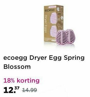 Promoties Ecoegg dryer spring blossom - Ecoegg - Geldig van 16/05/2021 tot 24/05/2021 bij Plein