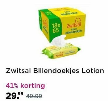 Promoties Zwitsal billendoekjes lotion - Zwitsal - Geldig van 16/05/2021 tot 24/05/2021 bij Plein