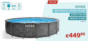 Promoties Greywood prism frame - Intex - Geldig van 20/05/2021 tot 31/08/2021 bij Euro Shop