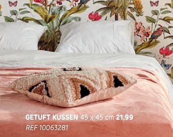 Promoties Getuft kussen - Huismerk - Brico - Geldig van 26/05/2021 tot 14/06/2021 bij Brico