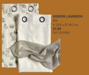 Promoties Gordijn lavandou - Huismerk - Brico - Geldig van 26/05/2021 tot 14/06/2021 bij Brico