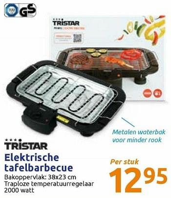 Slot autobiografie Origineel Tristar Tristar elektrische tafelbarbecue - Promotie bij Action