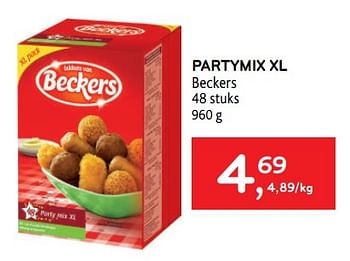 Promoties Partymix xl beckers - Beckers - Geldig van 02/06/2021 tot 15/06/2021 bij Alvo