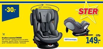 Promoties Draaibare autostoel eno360 - Osann  - Geldig van 02/06/2021 tot 15/06/2021 bij Makro