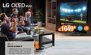 Promoties Lg oled evo 4k smart tv lqoled55g1rla - LG - Geldig van 30/05/2021 tot 30/06/2021 bij Expert