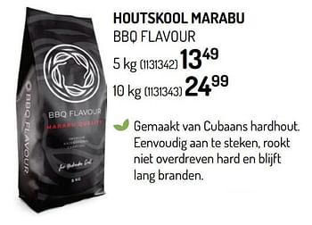 Promoties Houtskool marabu bbq flavour - BBQ Flavour - Geldig van 26/05/2021 tot 06/06/2021 bij Oh'Green