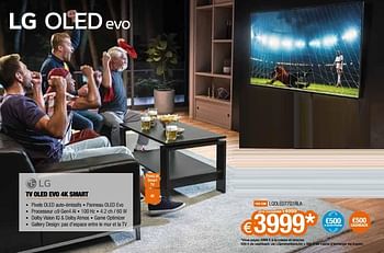 Promotions Lg tv oled evo 4k smart lqoled77g1rla - LG - Valide de 30/05/2021 à 30/06/2021 chez Expert