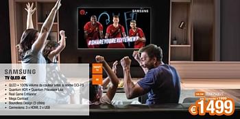 Promotions Samsung tv qled 4k sqqe75q67t - Samsung - Valide de 30/05/2021 à 30/06/2021 chez Expert