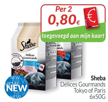 Promoties Sheba délices gourmands tokyo of paris - Sheba - Geldig van 01/06/2021 tot 30/06/2021 bij Intermarche