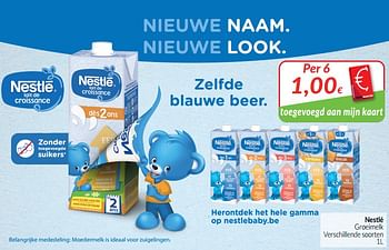 Promoties Nestlé groeimelk - Nestlé - Geldig van 01/06/2021 tot 30/06/2021 bij Intermarche