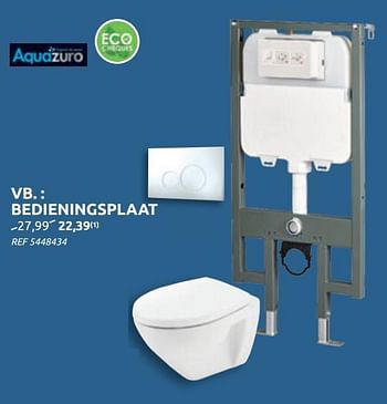 Promotions Bedieningsplaat - Aquazuro - Valide de 02/06/2021 à 21/06/2021 chez BricoPlanit