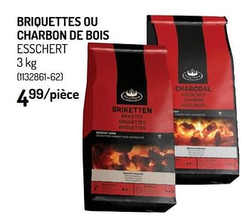 Promotions Briquettes ou charbon de bois esschert - Esschert Design - Valide de 26/05/2021 à 06/06/2021 chez Oh'Green