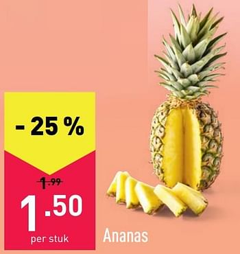 Promoties Ananas - Huismerk - Aldi - Geldig van 07/06/2021 tot 18/06/2021 bij Aldi
