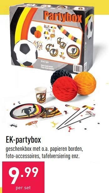 Promoties Ek-partybox - Huismerk - Aldi - Geldig van 07/06/2021 tot 18/06/2021 bij Aldi