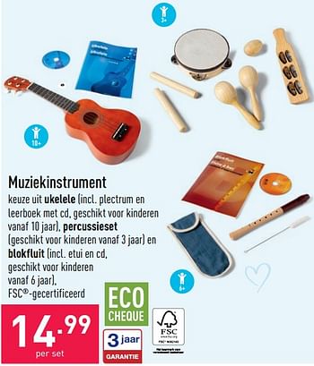 Promoties Muziekinstrument - Huismerk - Aldi - Geldig van 07/06/2021 tot 18/06/2021 bij Aldi