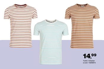 Promoties T-shirt - checker - Checker - Geldig van 04/06/2021 tot 20/06/2021 bij Bristol