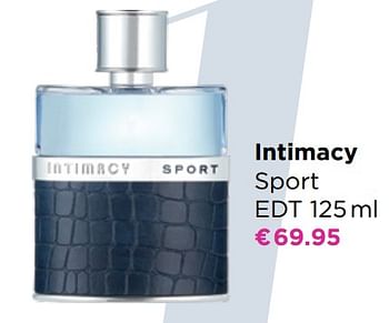 Promoties Intimacy sport edt - Intimacy - Geldig van 31/05/2021 tot 13/06/2021 bij ICI PARIS XL