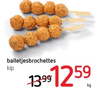 Promoties Balletjesbrochettes kip - Huismerk - Spar Retail - Geldig van 03/06/2021 tot 16/06/2021 bij Spar (Colruytgroup)