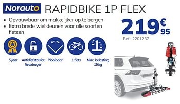 Promoties Rapidbike 1p flex - Norauto - Geldig van 02/06/2021 tot 31/08/2021 bij Auto 5