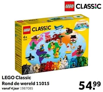 Promoties Lego classic rond de wereld 11015 - Lego - Geldig van 01/06/2021 tot 20/06/2021 bij Intertoys