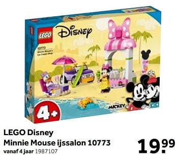 Promoties Lego disney minnie mouse ijssalon 10773 - Lego - Geldig van 01/06/2021 tot 20/06/2021 bij Intertoys