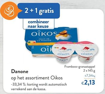 Promoties Danone framboos-granaatappel - Danone - Geldig van 02/06/2021 tot 15/06/2021 bij OKay