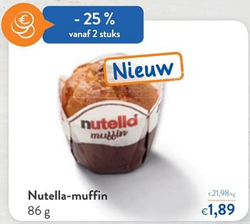 Promoties Nutella-muffin - Nutella - Geldig van 02/06/2021 tot 15/06/2021 bij OKay