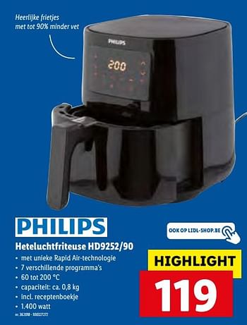 Philips Philips heteluchtfriteuse - Promotie Lidl