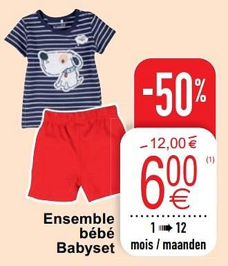 Produit Maison Cora Ensemble Bebe Babyset En Promotion Chez Cora