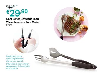 Promoties Chef series barbecue tang pince barbecue chef series - Huismerk - Tupperware - Geldig van 31/05/2021 tot 27/06/2021 bij Tupperware