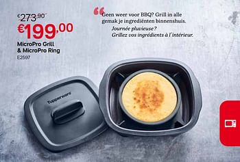 Promoties Micropro grill + micropro ring - Huismerk - Tupperware - Geldig van 31/05/2021 tot 27/06/2021 bij Tupperware