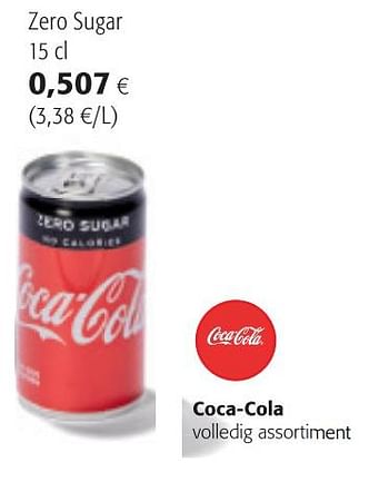 Promoties Coca-cola zero sugar - Coca Cola - Geldig van 02/06/2021 tot 15/06/2021 bij Colruyt