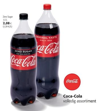 Promotions Coca-cola zero sugar - Coca Cola - Valide de 02/06/2021 à 15/06/2021 chez Colruyt