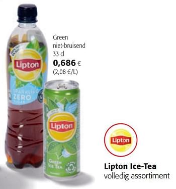Promoties Lipton ice-tea green niet-bruisend - Lipton - Geldig van 02/06/2021 tot 15/06/2021 bij Colruyt