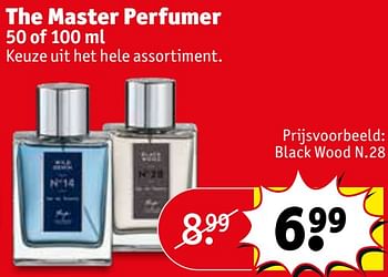 Promoties Black wood n.28 - The Master Perfumer - Geldig van 08/06/2021 tot 13/06/2021 bij Kruidvat