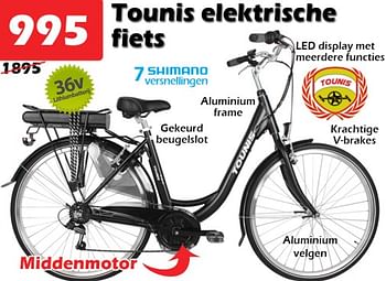 Promoties Tounis elektrische fiets - Tounis - Geldig van 27/05/2021 tot 20/06/2021 bij Itek