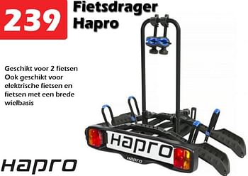 Promoties Fietsdrager hapro - Hapro - Geldig van 27/05/2021 tot 20/06/2021 bij Itek