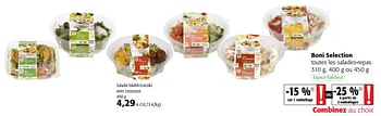 Promotions Boni selection salade falafel-tzatziki avec couscous - Boni - Valide de 02/06/2021 à 15/06/2021 chez Colruyt