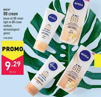 Promoties Bb cream - Nivea - Geldig van 16/06/2021 tot 25/06/2021 bij Aldi