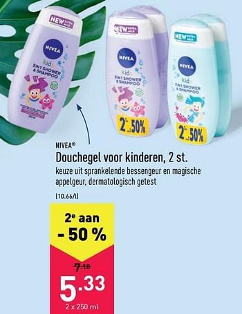 Promoties Douchegel voor kinderen - Nivea - Geldig van 16/06/2021 tot 25/06/2021 bij Aldi