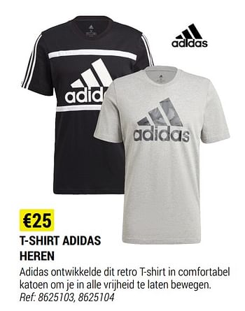 Promoties T-shirt adidas heren - Adidas - Geldig van 09/06/2021 tot 30/06/2021 bij Decathlon