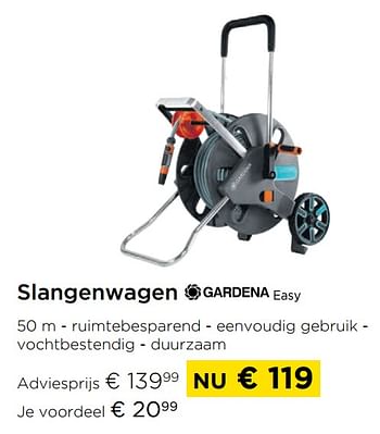 Promotions Slangenwagen gardena easy - Gardena - Valide de 01/06/2021 à 30/06/2021 chez Molecule