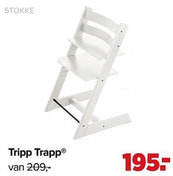 Promoties Tripp trapp - Stokke - Geldig van 07/06/2021 tot 03/07/2021 bij Baby-Dump