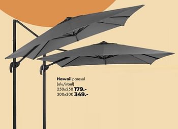 Promoties Hawaii parasol - Huismerk - Unikamp - Geldig van 07/06/2021 tot 30/09/2021 bij Unikamp