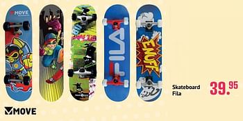 Promoties Skateboard fila - Move - Geldig van 10/06/2021 tot 31/07/2021 bij Unikamp