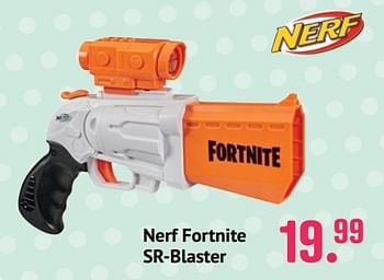 Promoties Nerf fortnite sr-blaster - Nerf - Geldig van 10/06/2021 tot 31/07/2021 bij Unikamp