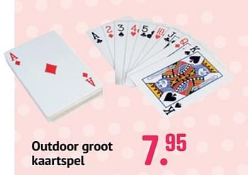 Promoties Outdoor groot kaartspel - OUTDOOR - Geldig van 10/06/2021 tot 31/07/2021 bij Unikamp