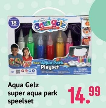 Promoties Aqua gelz super aqua park speelset - Aqua Gelz - Geldig van 10/06/2021 tot 31/07/2021 bij Unikamp