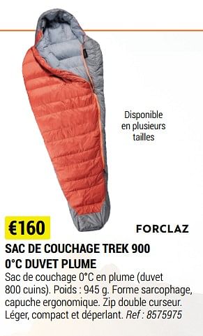 Duvet discount decathlon plume